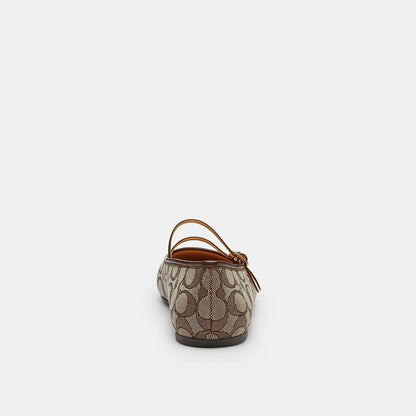 Mary Jane Double-Strap Signature Jacquard
