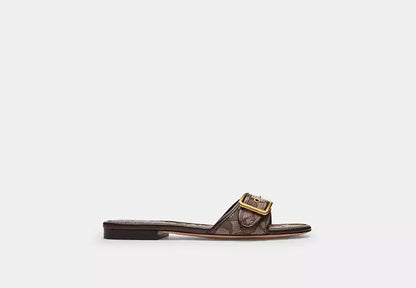 Margot Flat Sandal In Signature Jacquard